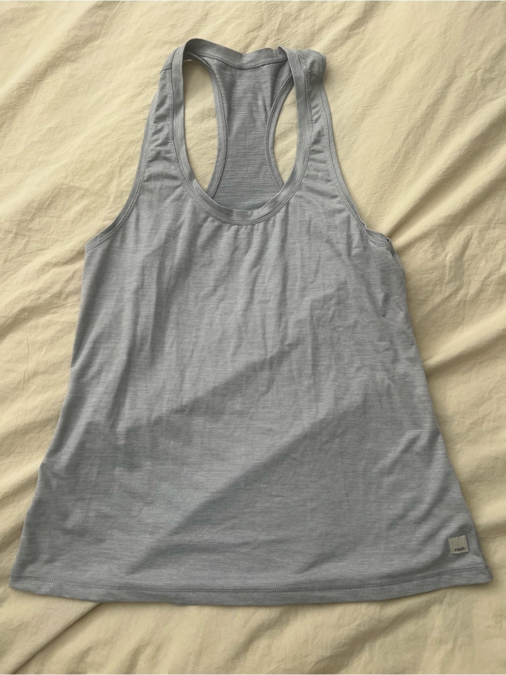 Vuori Light Gray Racerback Tank Top